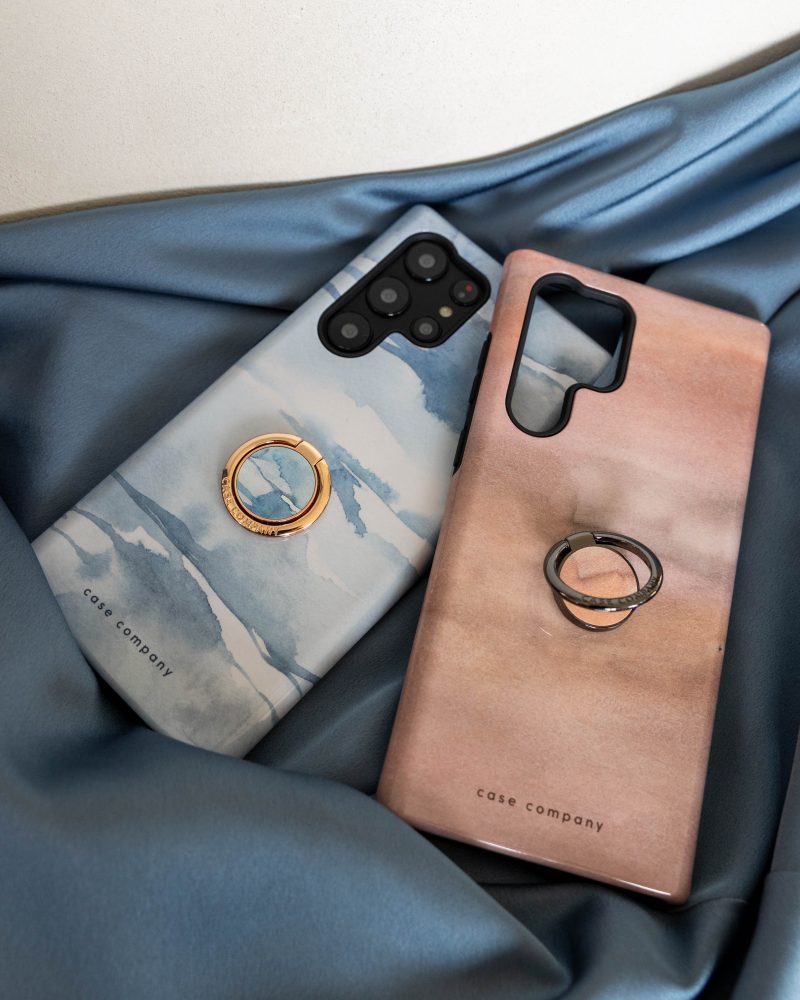 Coques de smartphone avec une bague de téléphone