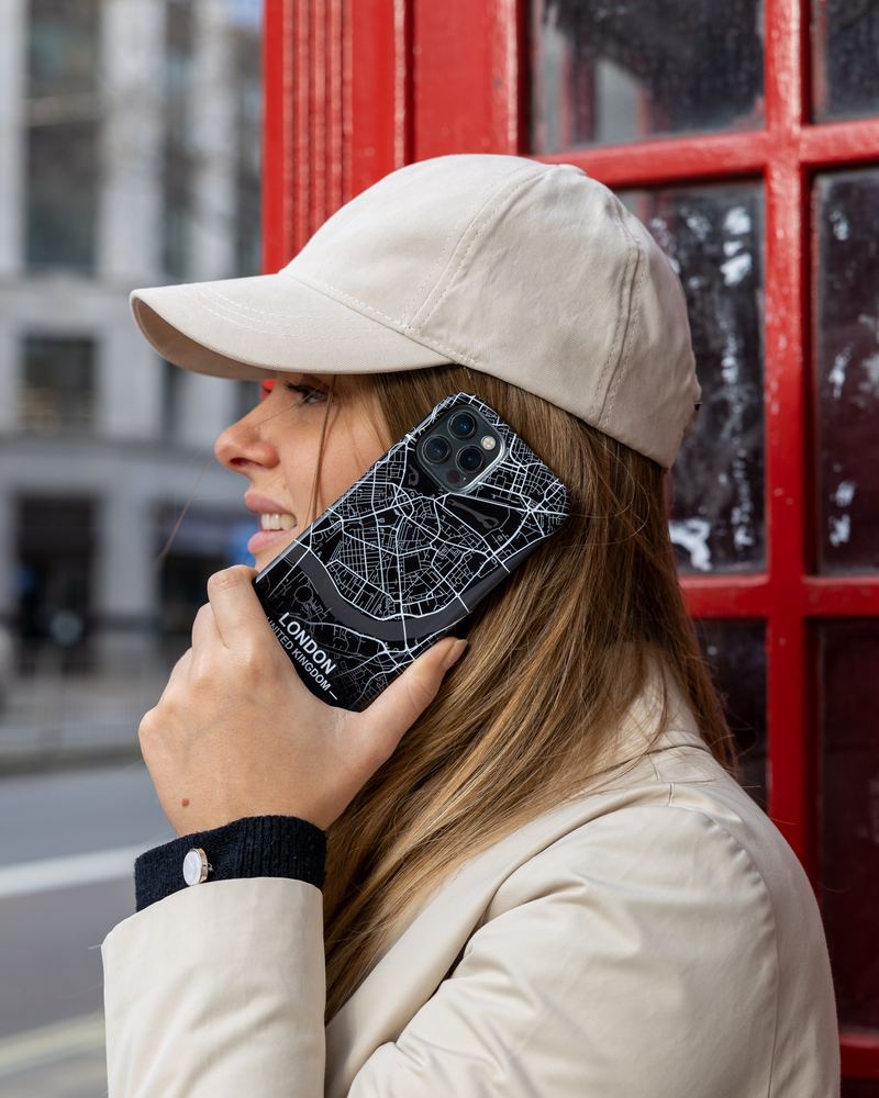 Coque CityMarble avec le plan des rues de Londres